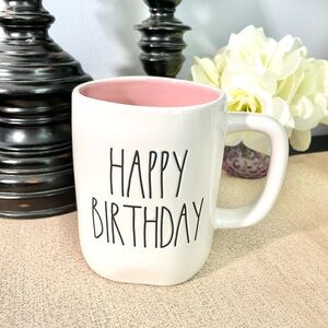 🆕Rae Dunn HAPPY BIRTHDAY Ceramic Mug
